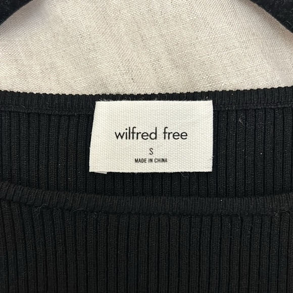 Aritzia Wilfred Free Cut-Out Knit Mini Dress - Picture 5 of 6